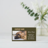 Carte De Visite Chatte chien chat animal sitter animal toiletteur (Debout devant)