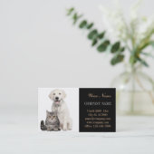 Carte De Visite Chatte chien chat animal sitter animal toiletteur (Debout devant)