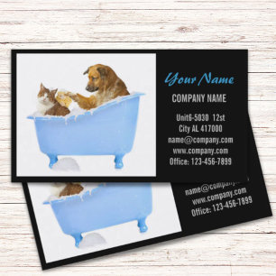Carte De Visite Chatte chien chat animal sitter animal toiletteur
