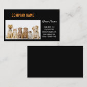 Carte De Visite Chatte chien chat animal sitter animal toiletteur (Devant / Derrière)