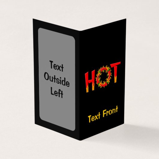 CARTE DE VISITE CHAUD (Extérieur)