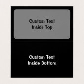 CARTE DE VISITE CHAUD (Intérieur déplié)