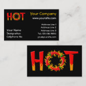 CARTE DE VISITE CHAUD (Devant / Derrière)