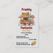 Carte De Visite Chaud Chien - Camion alimentaire (Devant)