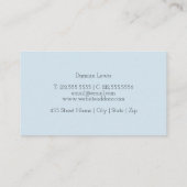 Carte de visite chaud de style de Papercut de (Dos)