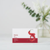 Carte de visite chaud et épicé (Debout devant)