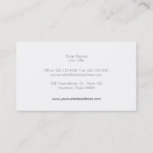 Carte De Visite Chaud rose Sequin Lèvres Beauté (Dos)