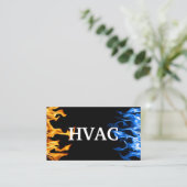 Carte De Visite Chauffage CVC et Climatisation (Debout devant)