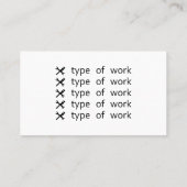 Carte De Visite Chauffage de plomberie de réparation uniforme (Dos)