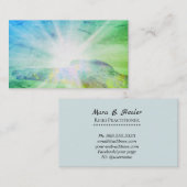 Carte De Visite ~ Chauffage des rayons de la main Poutres Système  (Devant / Derrière)