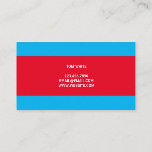 Carte De Visite Chauffage et refroidissement , Climatisation HVAC (Dos)