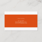 Carte De Visite Chauffage et refroidissement , Climatisation HVAC (Dos)