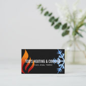 Carte De Visite Chauffage et refroidissement , Climatisation HVAC (Debout devant)