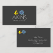 Carte De Visite Chauffage et refroidissement, Climatisation HVAC (Devant / Derrière)