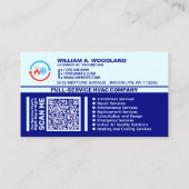 Carte De Visite Chauffage et Refroidissement & Climatisation - Mei (Dos)