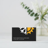 Carte De Visite Chauffage et refroidissement HVAC , Climatisation (Debout devant)