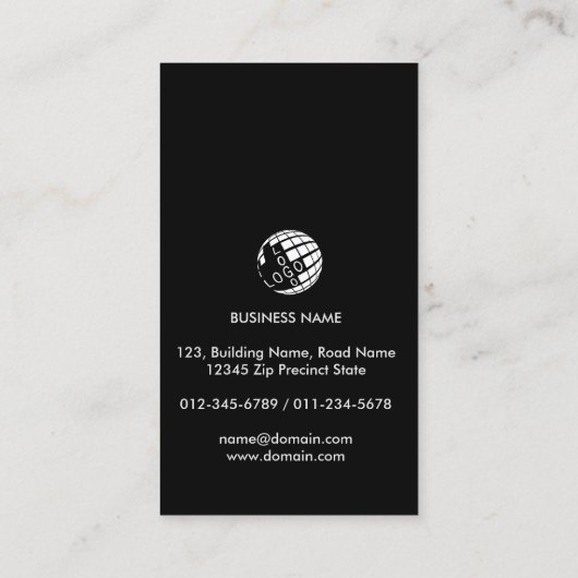 Carte De Visite Chauffage Ventilation Climatisation Refroidissemen (Dos)