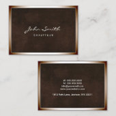 Carte de visite Chauffeur Chubby (Devant / Derrière)