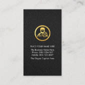 Carte De Visite Chauffeur Coat Jacket Driving Limo (Dos)