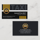 Carte De Visite Chauffeur de cabine professionnel de style corpora (Devant / Derrière)
