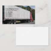 Carte De Visite Chauffeur De Camions Et De Camions D'Expédition (Devant / Derrière)