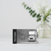 Carte De Visite Chauffeur De Camions Et De Camions D'Expédition (Debout devant)