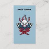 Carte De Visite Chauffeur de conducteur (Dos)