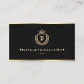 Carte De Visite Chauffeur de direction Conciergerie de luxe Barre  (Devant)