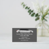 Carte De Visite Chauffeur de service de réservation de trajet Uber (Debout devant)