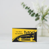 Carte De Visite chauffeur de taxi (Debout devant)