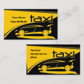 Carte De Visite chauffeur de taxi (Devant / Derrière)