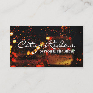 Carte De Visite Chauffeur de taxi Entreprise de transport