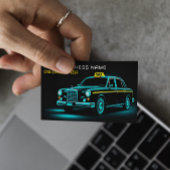 Carte De Visite Chauffeur de taxi moderne