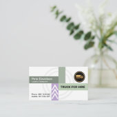 Carte De Visite Chauffeur de transport routier interurbain (Debout devant)