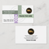 Carte De Visite Chauffeur de transport routier interurbain (Devant / Derrière)