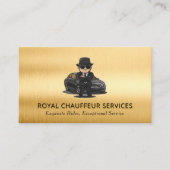 Carte De Visite Chauffeur Professionnel Chauffeur Conducteur Limo (Devant)