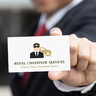 Carte De Visite Chauffeur Professionnel Chauffeur Conducteur Limo
