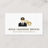 Carte De Visite Chauffeur Professionnel Chauffeur Conducteur Limo (Devant)