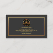 Carte De Visite Chauffeur professionnel double colonne (Dos)