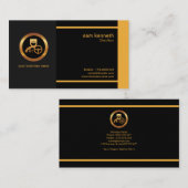 Carte De Visite Chauffeur professionnel élégant et propre (Devant / Derrière)