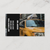 Carte De Visite Chauffeur Taxi Chauffeur Chauffeur Chauffeur Trans (Dos)