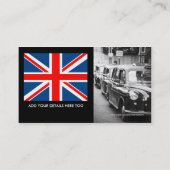 Carte De Visite Chauffeurs de taxi de Londres (Dos)