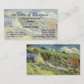 Carte De Visite Chaumières de Vincent van Gogh (Devant / Derrière)