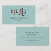 Carte De Visite Chaussettes Sport Chaussures (Devant / Derrière)