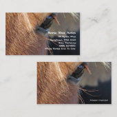 Carte De Visite Chaussure à cheval (Devant / Derrière)