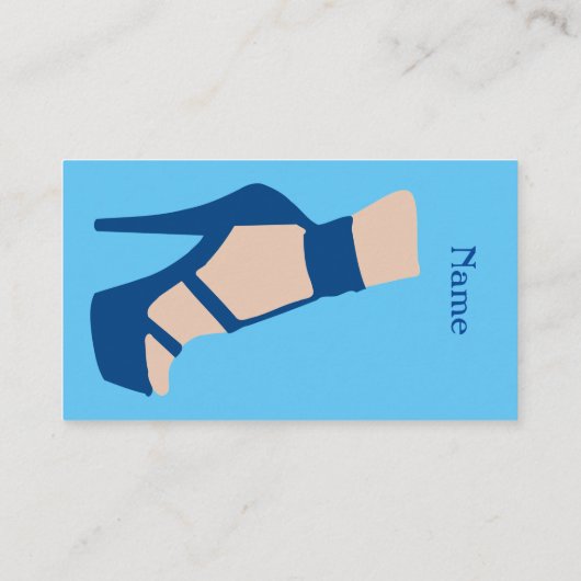 Carte De Visite Chaussure à talon élevé Thunder_Cove (Dos)
