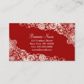 Carte De Visite Chaussure chic - CHANGEZ la COULEUR (Dos)