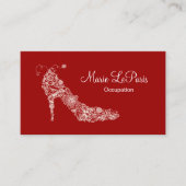 Carte De Visite Chaussure chic - CHANGEZ la COULEUR (Devant)