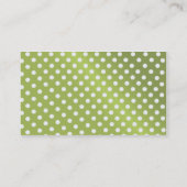 Carte De Visite Chaussure Garden Party (Dos)