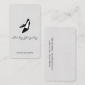 Carte De Visite Chaussures (Devant / Derrière)